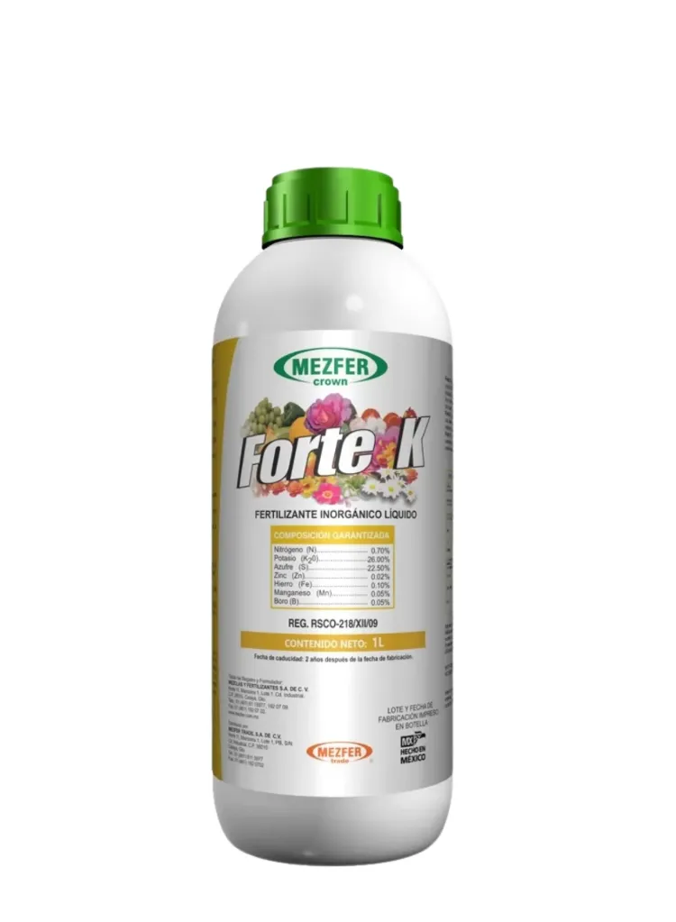 FORTE K - (FERTILIZANTE ORGANICO) BOTELLA 1 L