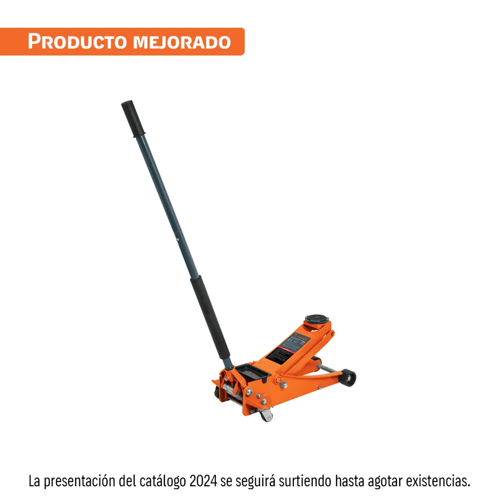 GATO HIDRAULICO DE PATIN 3 TONELADAS, ELEVACIÃ“N RAPIDA