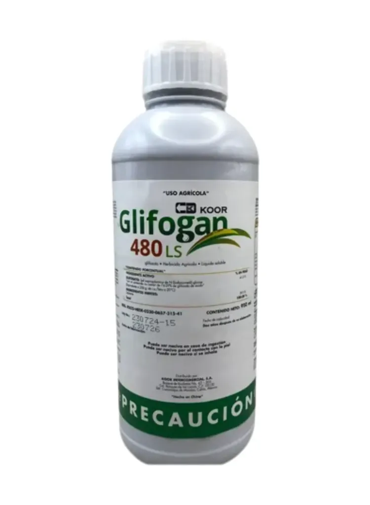 GLIFOGAN 480 LS (GLIFOSATO) - BOTELLA 1 L