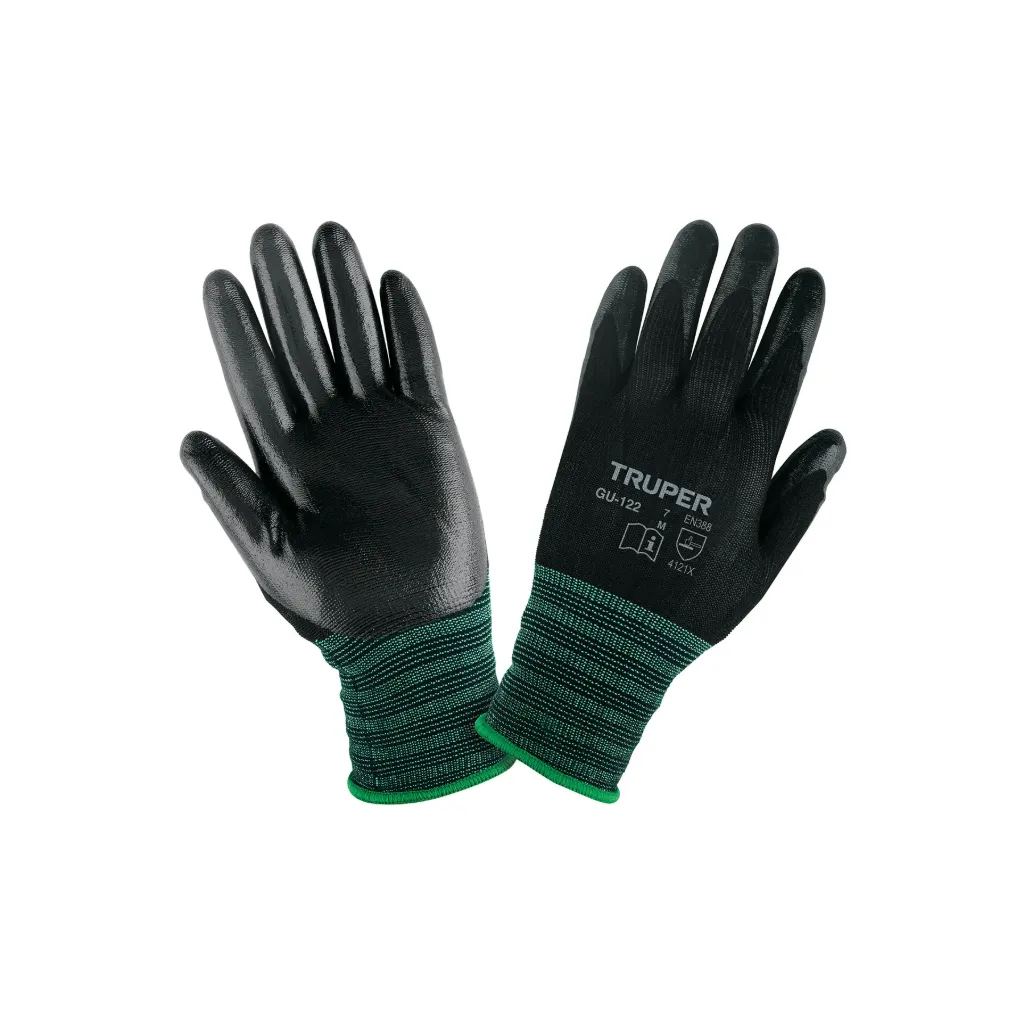 GUANTES TEJIDOS Y RECUBIERTOS DE NITRILO