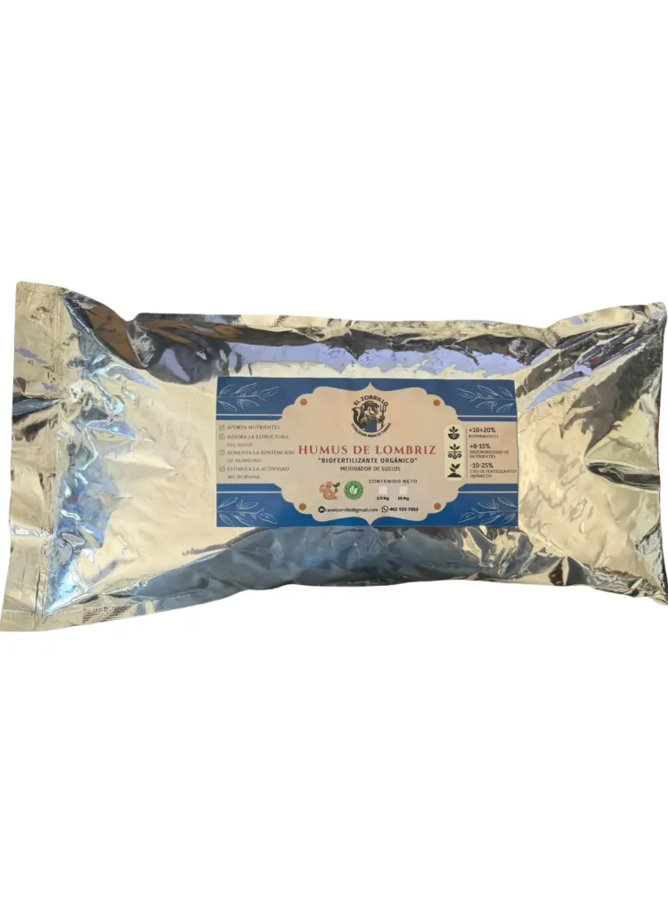 HUMUS DE LOMBRIS- SACO 10 KG