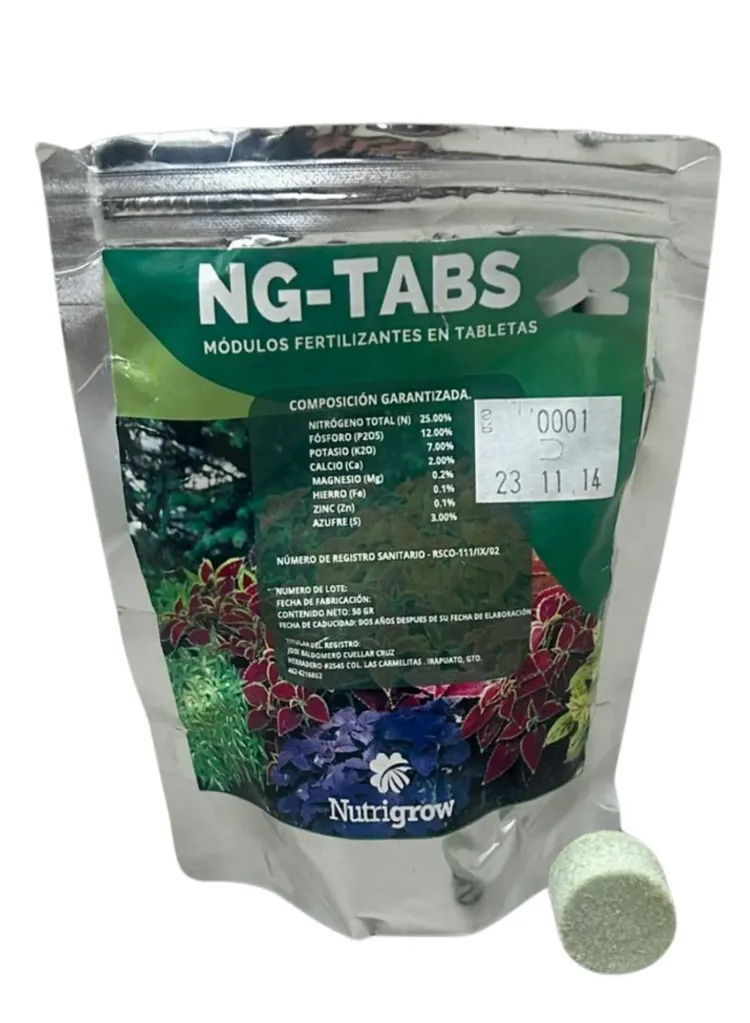NG- TABS DESAROLLO ( TABLETAS) - 50 GR