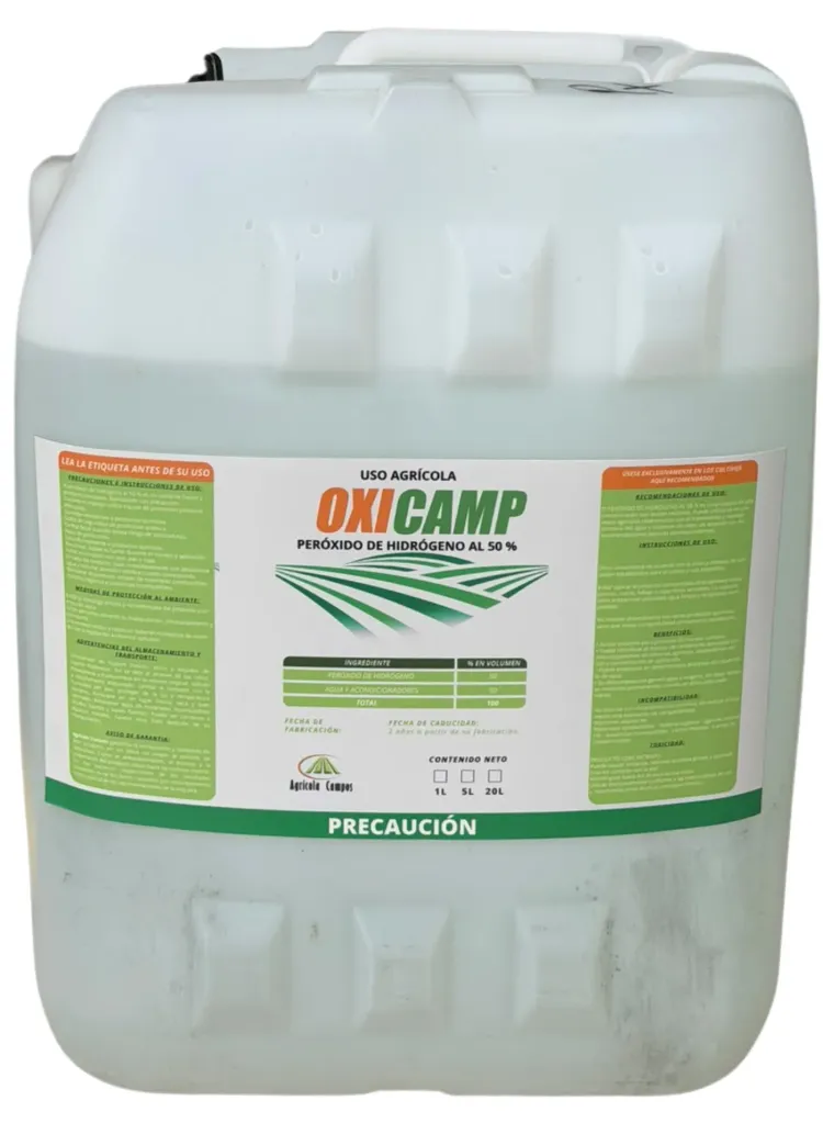 OXICAMP (PEROXIDO DE HIDROGENO AL 50%)- 20L