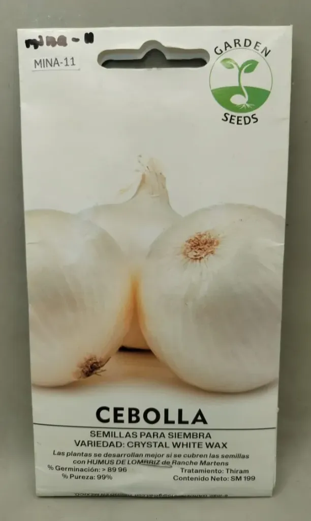 SEMILLAS DE CEBOLLA BLANCA - SOBRE MINA