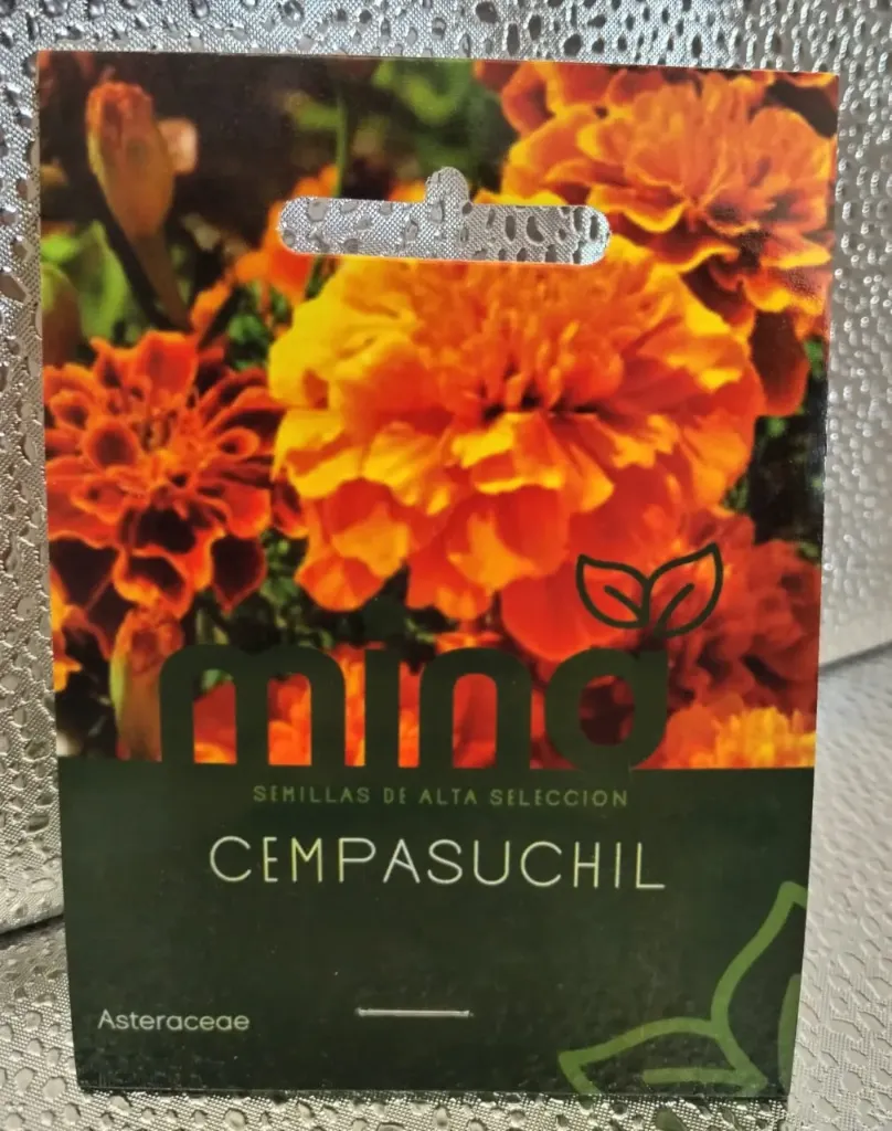 SEMILLAS DE CEMPASUCHIL - SOBRE MINA