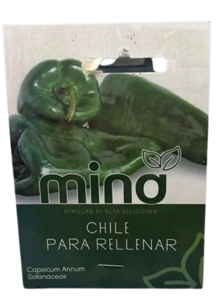SEMILLAS DE CHILE POBLANO - SOBRE MINA