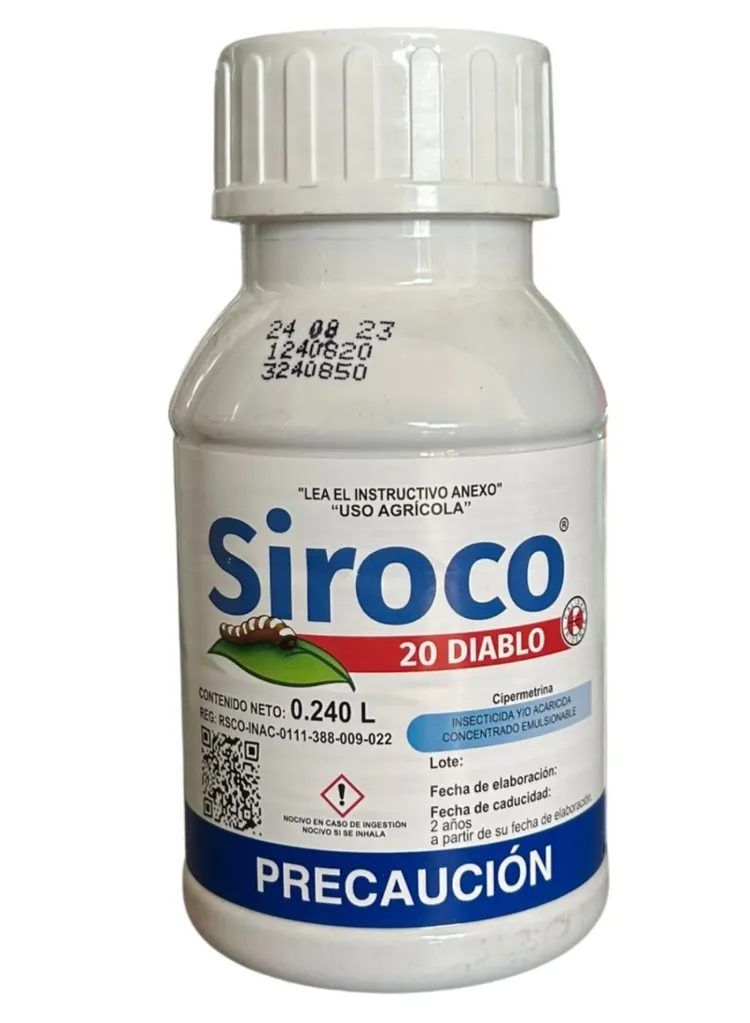 SIROCO 20EC (CIPERMETRINA) - 240ML