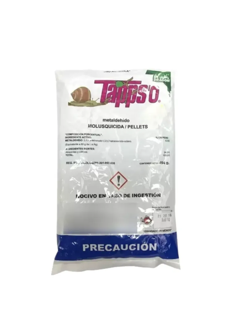 TAPP'SO MOLUSQUICIDA (METALDEHIDO) - BOLSA 454 GR