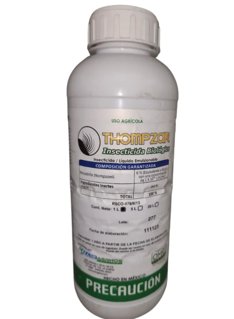 THOMPZAR (CONIDIOS DE HIRSUTELLA THOMPSONII)  - BOTELLA 1 L