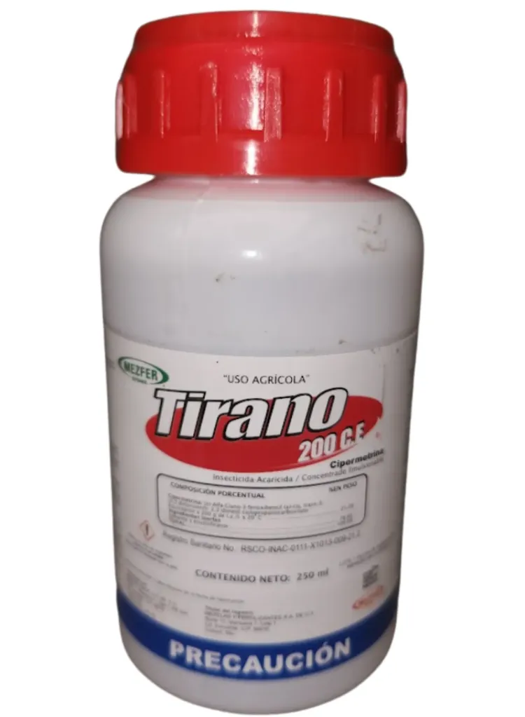 TIRANO 200 (CIPERMETRINA 200) - BOTELLA 250 ML