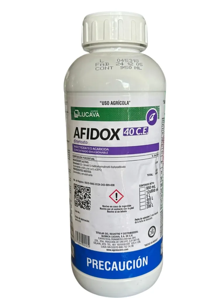 AFIDOX 40 (DIMETOATO) BOTELLA - 950 ML