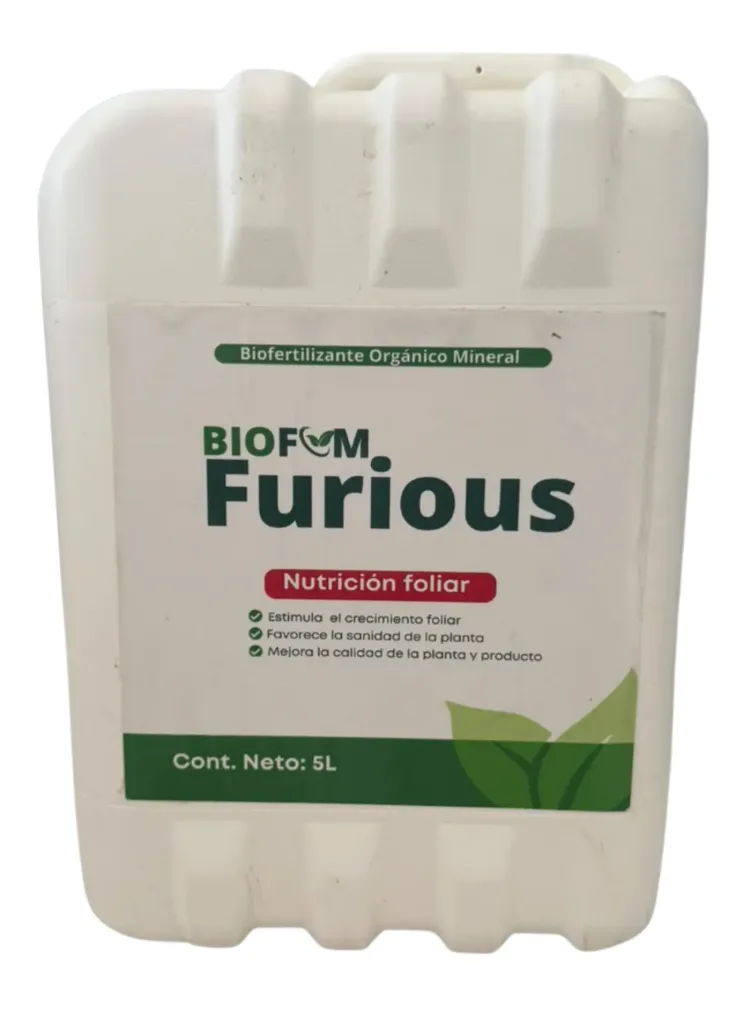 BIOFOM FURIOUS FOLIAR (BIOFERTILIZANTE) - GARRAFA 5L