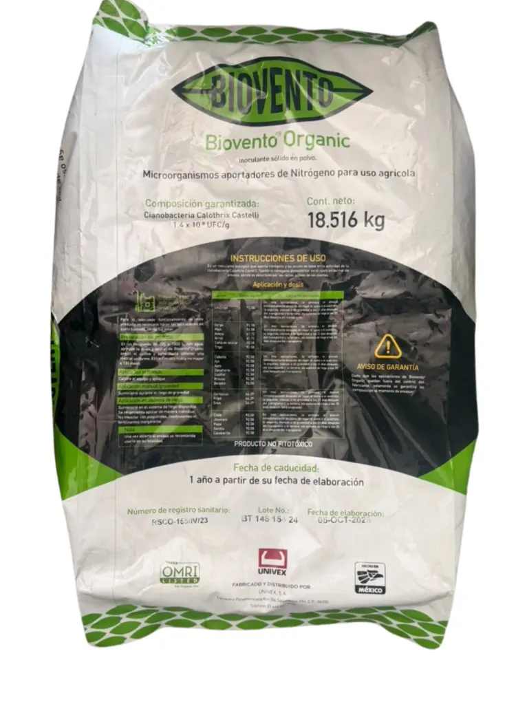 BIOVENTO ORGANIC (CINANOBACTERIA CALOTHRIX CASTELLI)- 18.5KG
