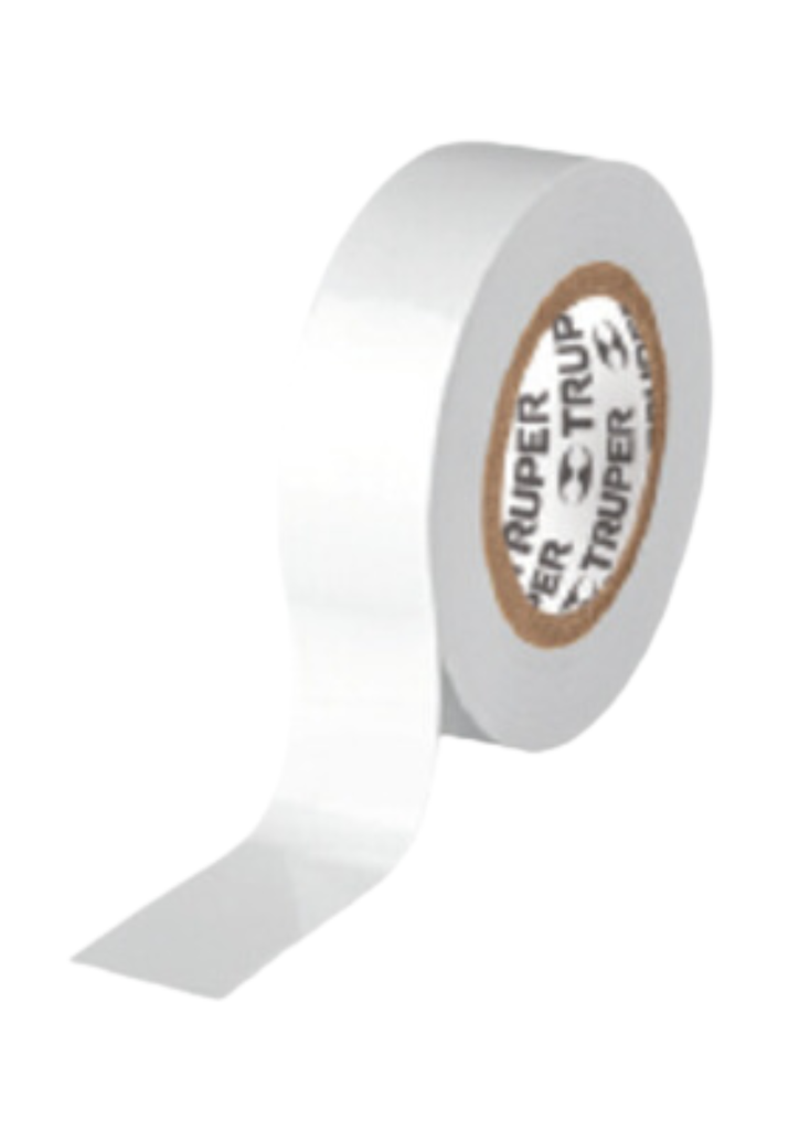 CINTA DE AISLAR #22, 9 MT BLANCA