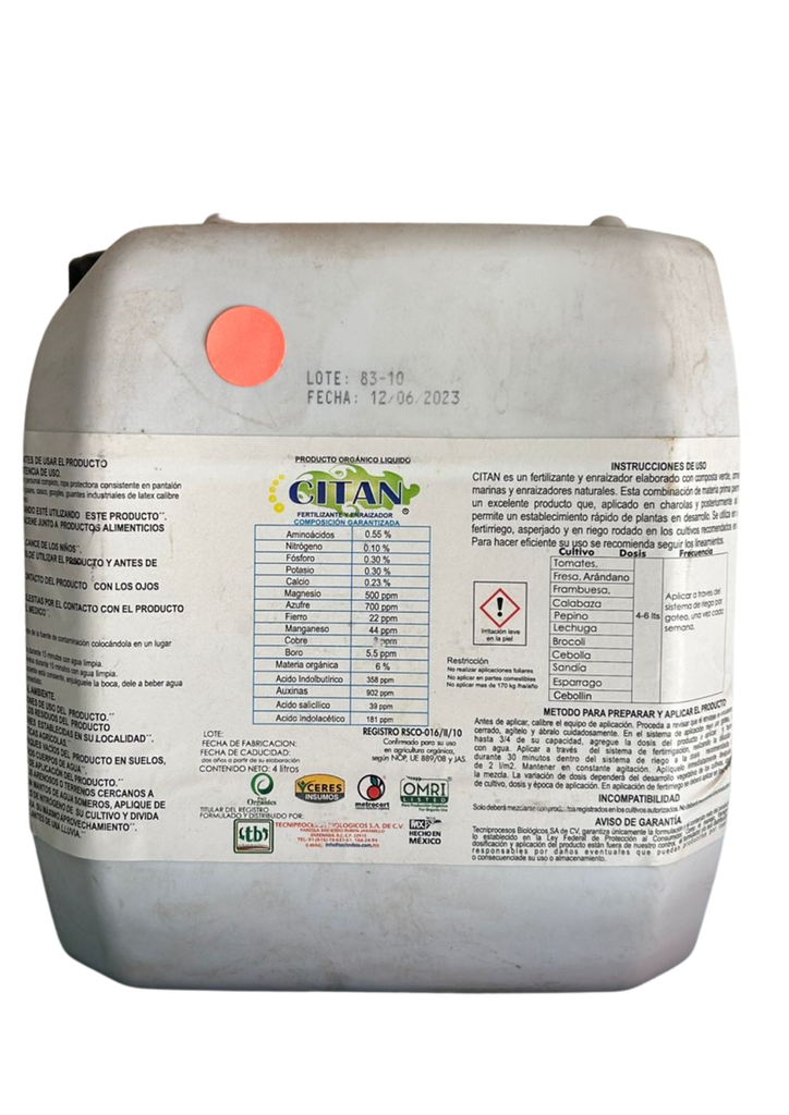 CITAN - GARRAFA 4 L