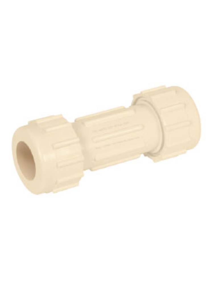 COPLE DE COMPRESIÓN CPVC DE 1/2", FOSET
