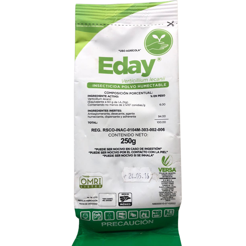 EDAY (VERTICILLIUM LECANII) - BOLSA 250 GR