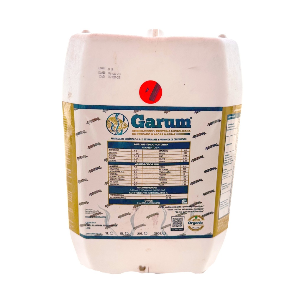 GARUM - GARRAFA 5 L
