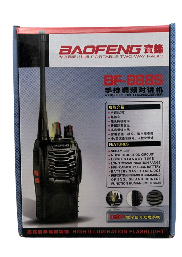 KIT DUO RADIOS BAOFENG BF-888S