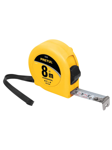 [TRU 21603] FLEXOMETRO 8 M, PRETUL