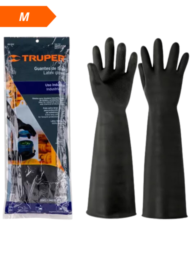[TRU 14268] GUANTE DE LATEX INDUSTRIAL, TALLA M, TRUPER
