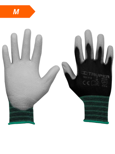 [TRU 13291] GUANTES NYLON PARA MECÁNICO, MEDIANOS