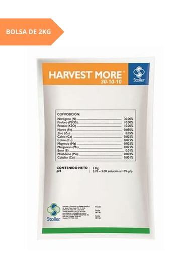 FERTILIZANTE HARVEST MORE 30-10-10 - 2KG