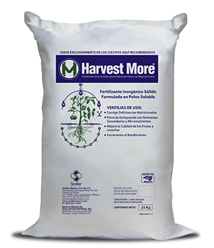 FERTILIZANTE HARVEST MORE 30-10-10 - 25KG