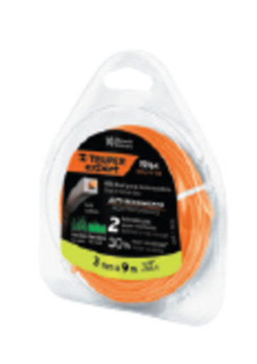 [TRU 15964] HILO PARA DESBROZADORA DUAL, EN BLISTER, 9 M, 0.118"