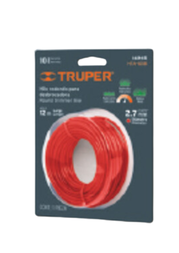 [TRU 16945] HILO REDONDO (2,7 MM X 12 M) DESBROZADORA