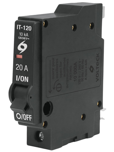 [TRU 46701] INTERRUPTOR TERMOMAGNETICO 1 POLO 20 A, VOLTECK