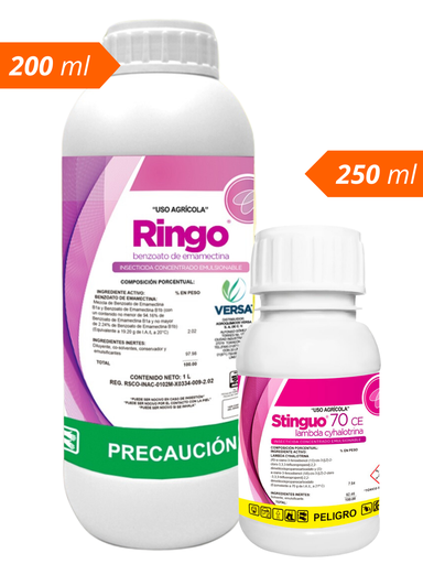 KIT RINGO (BENZOATO DE EMAMECTINA 200 ML + LAMBDA CIALOTRINA 250 ML) - VERSA