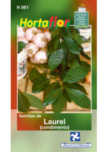 [H561] SEMILLAS DE LAUREL (CONDIMENTO) - SOBRE HORTAFLOR