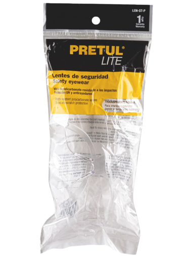 [TRU 20401] LENTES DE SEGURIDAD TRANSPARENTE PRETUL