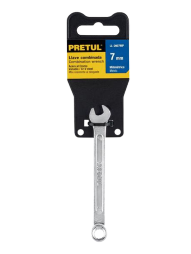 [TRU 21901] LLAVE COMBINADA 7MM PRETUL