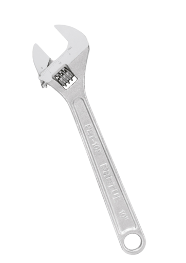 [TRU 21816] LLAVE PERICA 10" CROMADA, PRETUL