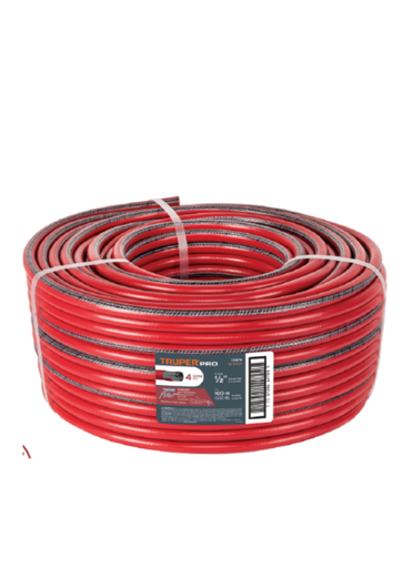[TRU 19874] MANGUERA 1/2", SUPER REFORZADA, 4 CAPAS