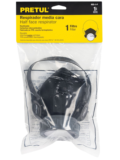 [TRU 23390] MASCARILLA RESPIRADOR 1 FILTRO PRETUL