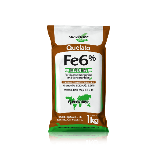 MICROHOW FE 6% EDDHA (HIERRO) - 1KG