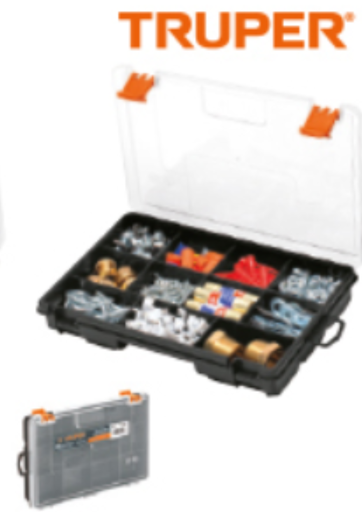 [TRU 10035] ORGANIZADOR 9" CON 11 COMPARTIMENTOS, TRUPER