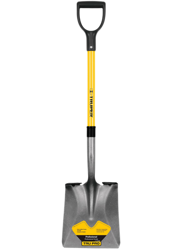 [TRU 17151] PALA TRU GLASS CUADRADA, PUÑO "Y", MANGO 29-1/2"