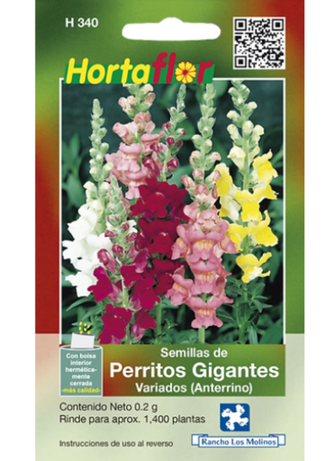 [H340] SEMILLAS DE PERRITOS GIG (VARIADO) - SOBRE HORTAFLOR