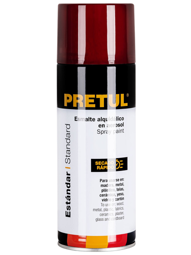 [TRU 27173] PINTURA EN AEROSOL ESTANDAR ROJO, PRETUL