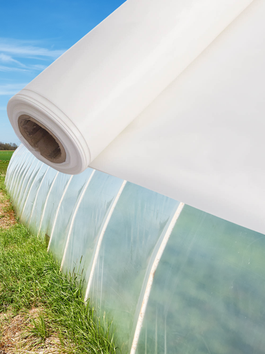 PLASTICO DE INVERNADERO HIDROPÓNICO 30% SOMBRA DE 12.40 X 83 M