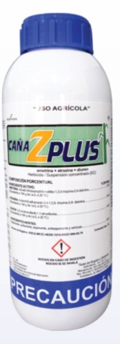 CAÑA Z PLUS (ATRAZINA + AMETRINA + DIURON) - GARRAFA 5 L