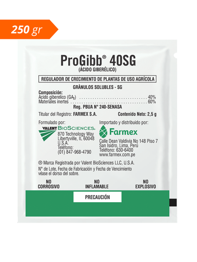 PROGIBB 40% GS - BOLSA 250 GR
