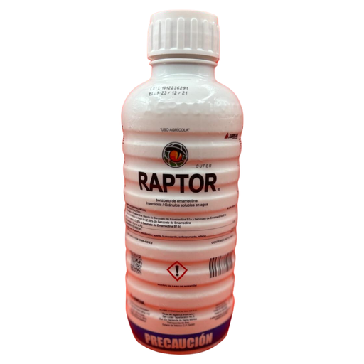 RAPTOR 5% GS (BENZOATO DE EMAMECTINA) - BOLSA 600 GR