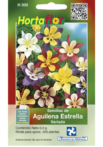 [H300] SEMILLA DE AGUILENA ESTRELLA - SOBRE HORTAFLOR