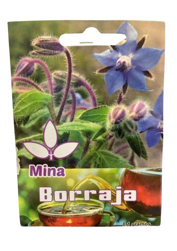 [MINA-71] SEMILLAS DE BORRAJA (FLORAL) - SOBRE MINA