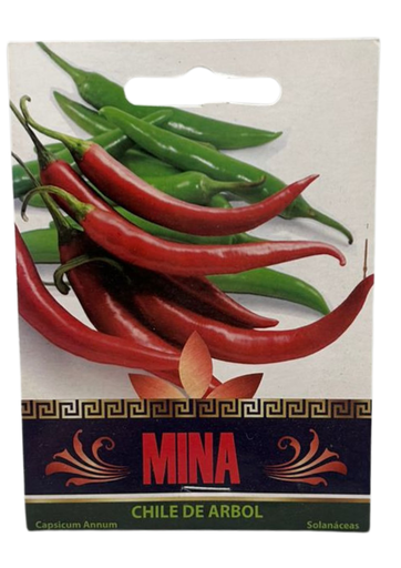 [MINA-18] SEMILLAS DE CHILE DE ARBOL - SOBRE MINA